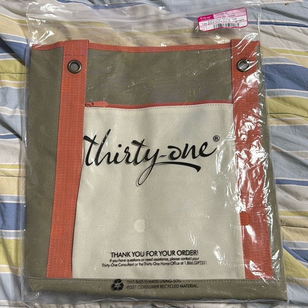 Thirty One Extra Large Storage Tote - BNIP